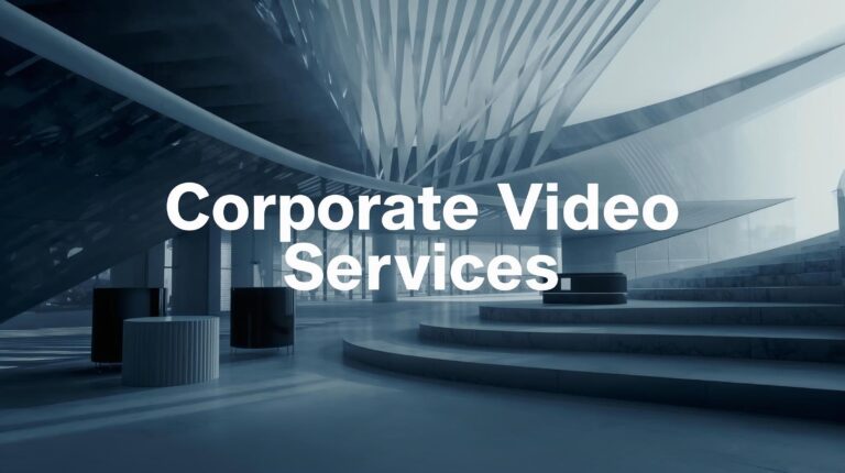 Home create a image of corporate videos services with word