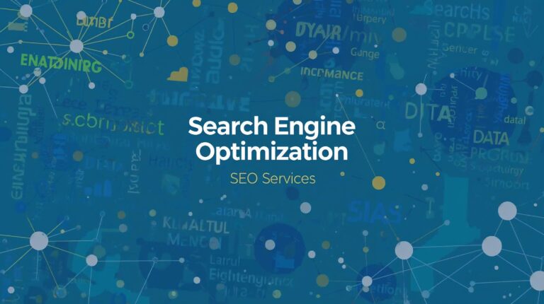 Home create a image of search engine optimization (seo) services with word